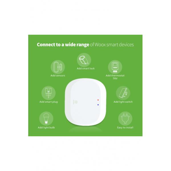 Load image into Gallery viewer, Woox r7070 smart wireless gateway, wifi 2.4 ghz, zigbee 3.0, max 50 devices, 10-30m, usb-power
