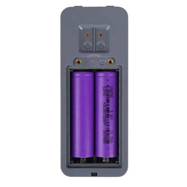 Woox r18650 is een set van 2 stuks oplaadbare lithium-ion batterijen type 18650