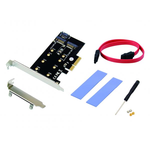 Load image into Gallery viewer, Conceptronic emrick05b m.2 nvme ssd adapter, pcie 3.0, m.2, passive, china, 32 gbit s
