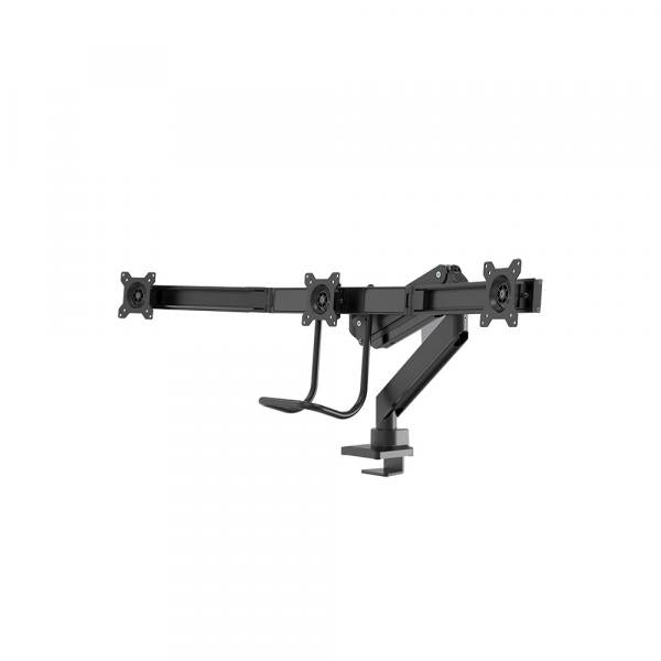 Load image into Gallery viewer, Neomounts nm-d775dx3black flat screen desk mount, 17 -24 , 6 kg, 100x100 mm, clamp bolt,
