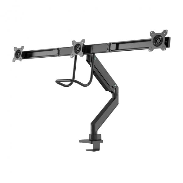 Load image into Gallery viewer, Neomounts nm-d775dx3black flat screen desk mount, 17 -24 , 6 kg, 100x100 mm, clamp bolt,
