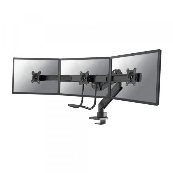 Load image into Gallery viewer, Neomounts nm-d775dx3black flat screen desk mount, 17 -24 , 6 kg, 100x100 mm, clamp bolt,
