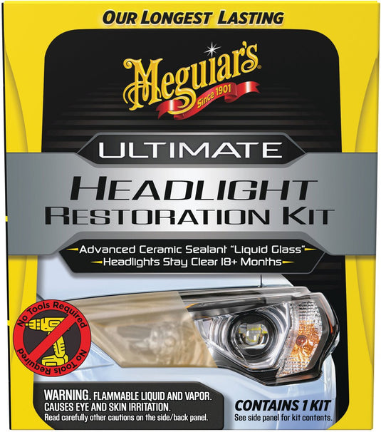 Meguiar's ultimate headlight restoration kit