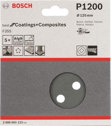 Bosch 5 schuurvel ø125 best coatings 8,1200