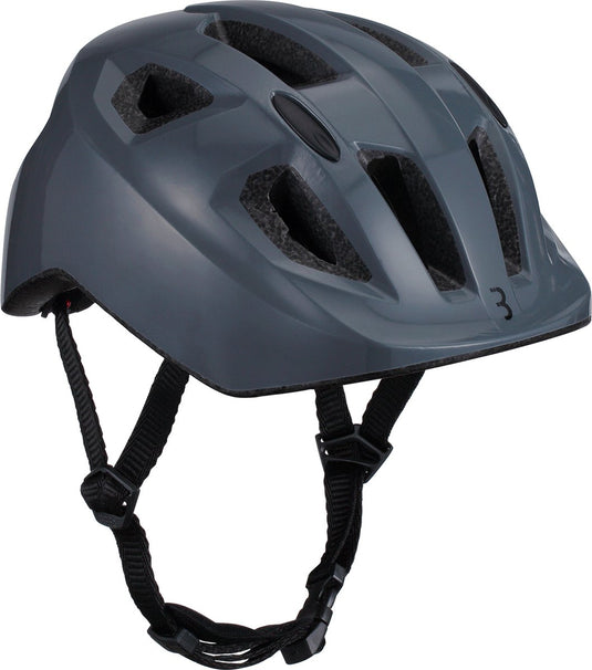 Bbb cycling hero kinderhelm fiets grijs - verstelbaar - wasbare padding - medium: 4 - 6 jaar - fietshelm meisjes en jongens - fietshelm kinderen - dark grey sloth - bhe-172
