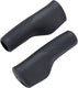 Bbb cycling ergonomische fiets handvatten mamba - fiets handvaten e-bike stadsfiets - 130mm - zwart - bhg-100