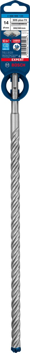 Bosch expert sds plus-7x hamerboor 14 x 300 x 365 mm