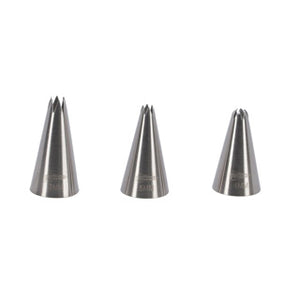 Patisse spuitmondjes rvs 3 delig | 3 stuks