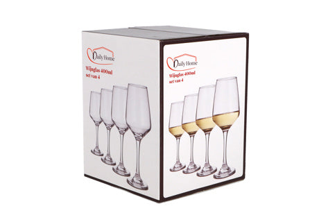 Load image into Gallery viewer, Daily home wijnglas 400ml set van 4 | 6 stuks
