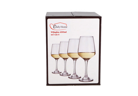 Load image into Gallery viewer, Daily home wijnglas 400ml set van 4 | 6 stuks
