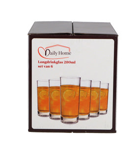 Load image into Gallery viewer, Daily home longdrinkglas set van 6 | 8 stuks

