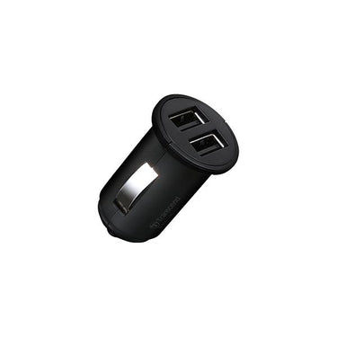 Transcend ts-dpl3 dual usb car charger for drivepro, 8m 4m cable, usb type a to micro b