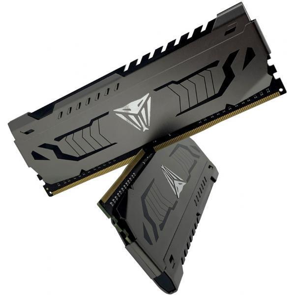 Load image into Gallery viewer, Patriot pvsr432g320c8k viper memory rgb, 32gb, dimm, ddr4 3200mhz, cl18 black hs, rgb

