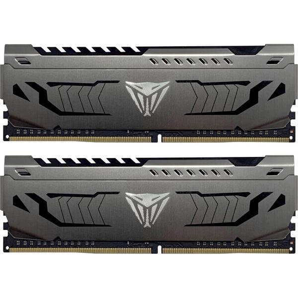 Load image into Gallery viewer, Patriot pvsr432g320c8k viper memory rgb, 32gb, dimm, ddr4 3200mhz, cl18 black hs, rgb
