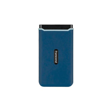 Transcend ts250gesd370c esd370c external ssd, 250gb, usb type-a c, pcie, 1050 950 mb s, navy blue