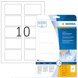 Herma 4514 etiketten (a4) 80 x 50 mm acetaatzijde wit 200 stuk(s) weer verwijderbaar naametiketten