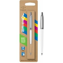 Balpen witte cilinder parker