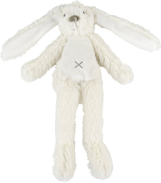 Happy horse konijn richie flatstyle knuffel 27cm - wit - baby knuffel