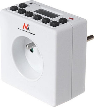 Maclean mce30 - programmeerbare digitale timer met penaarde - 3600w