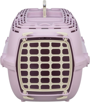 Trixie reismand - roze, geschikt tot 6 kg - 48x30x32 cm, handvat en draaisluiting