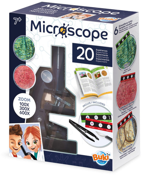 Buki france buki - microscoop - vergroting 100-300-600x
