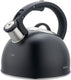 Klausberg 7911 - fluitketel met fluit - 2.5 liter - rvs - zwart