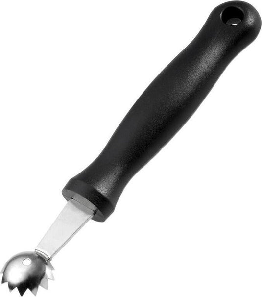 Westmark uitscheplepel tomatensteelverwijderaar, met gekarteld randje, ø 2,1 cm, lengte: 16,6 cm, roestvrij staal kunststof, gentle, zwart, 28202270