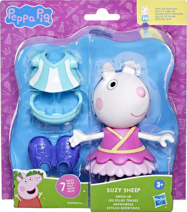 Hasbro peppa pig suzy schaap leuke stijlen figuur blauw