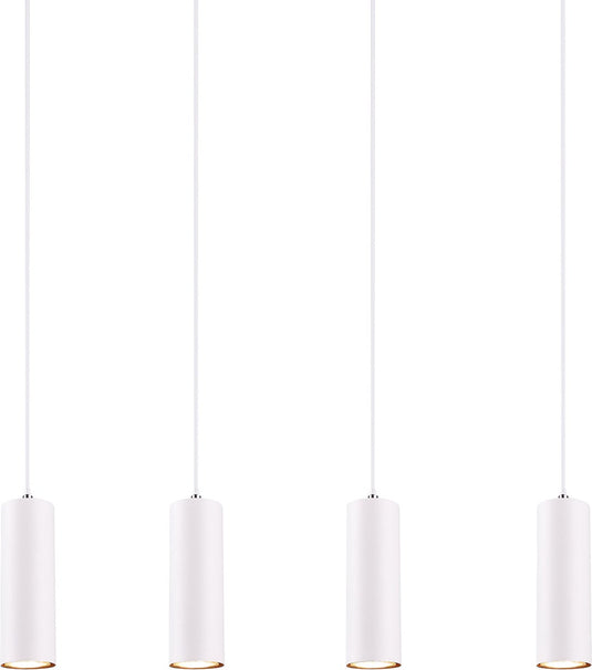 Trio marley - hanglamp - wit - excl. 4x gu10 3w - aanpasbaar in de hoogte