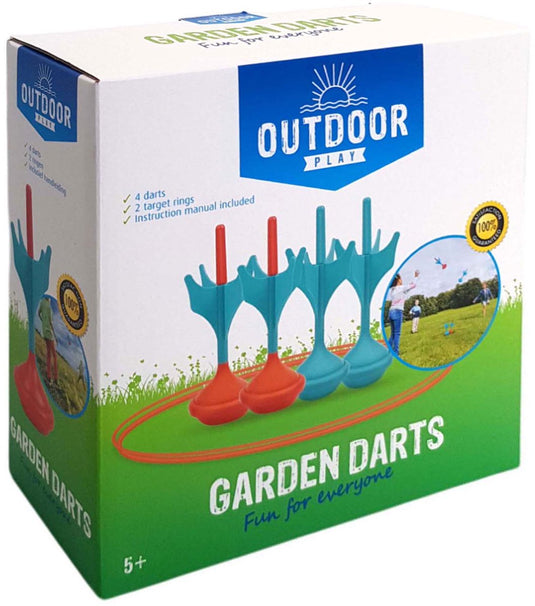Outdoor play giant garden darten, 6dlg.