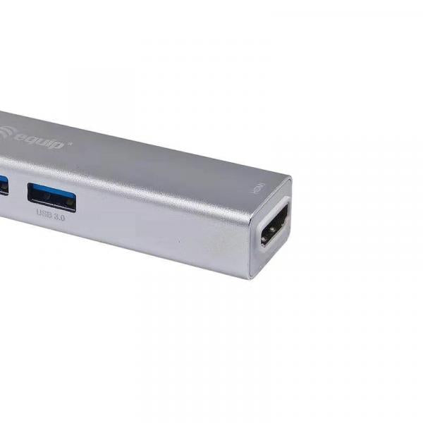 Load image into Gallery viewer, Equip 133480usb-c 5in 1 multifunctional adapter
