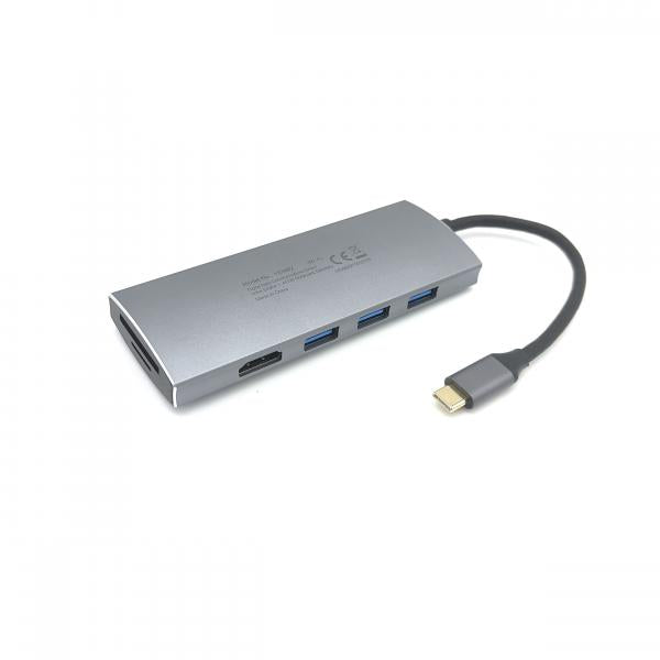 Load image into Gallery viewer, Equip 133482 usb-c 7in 1 multifunctional adapter
