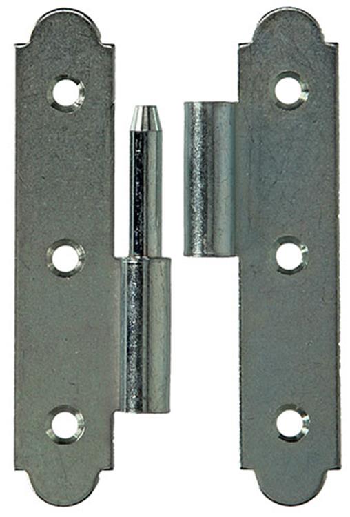 Afbeelding laden in galerijviewer, Mack 1013260 - 2 spaanse paumellen links verzinkt h 90 x b 50 mm | 5 stuks

