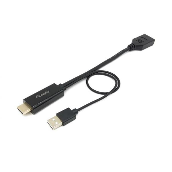 Load image into Gallery viewer, Equip 119039 hdmi to displayport adapter, 0.15 m, hdmi type a (standard) displayport, male, straight
