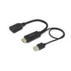 Equip 119039 hdmi to displayport adapter, 0.15 m, hdmi type a (standard) displayport, male, straight