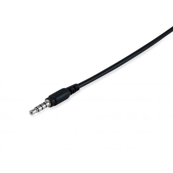 Load image into Gallery viewer, Equip 245304 stereo headset with mute, headset, head-band, office call center, black, binaural, 1.8
