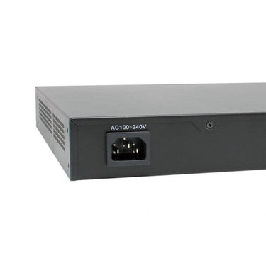 Levelone gep-2821 28-port gigabit poe switch, 24x poe outputs, 2x gigabit rj45, 2x gigabit sfp, 1u