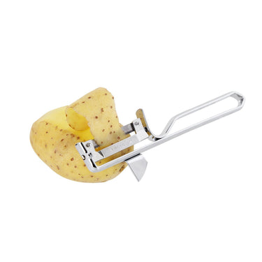 Westmark universele groenteschiller slingerschiller met snijder, famos, het origineel, roestvrijstalen mes, zilver, 10612270