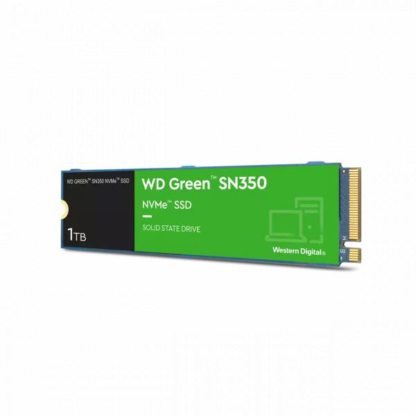 Load image into Gallery viewer, Western digital wds100t3g0c sn350 green ssd, 1 tb, m.2 nvme, qlc, 3200 3000 mb s
