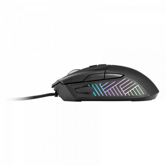 L33t gaming 160383 gungnir gaming mouse. 8 buttons, 16.000dpi, ergonomic, rgb
