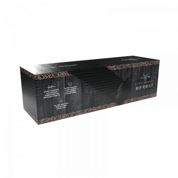 Load image into Gallery viewer, L33t gaming 160404 bifrost xxl gaming mousepad, fast surface. 920 x 294 x 4 mm, black
