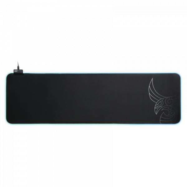 Load image into Gallery viewer, L33t gaming 160406 asar bardagi xxl rgb gaming mousepad, fast surface. 920 x 294 x 3 mm, black

