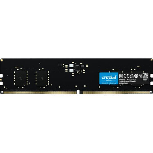 Crucial ct8g48c40u5 dimm memory, 8 gb, ddr5, 4800 mhz, cl40, 1.1v