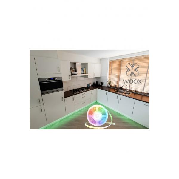 Load image into Gallery viewer, Woox r5149 smart led strip kit + music functions, wi-fi, 210 lm, 24 w, 3000k ~ 6500k, 1.5m
