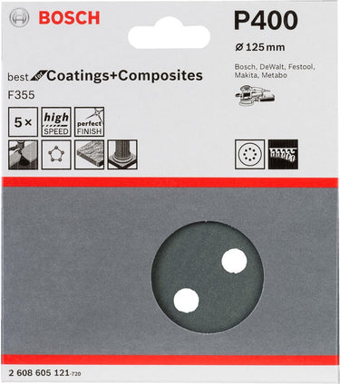 Bosch 5 schuurvel ø125 best coatings 8,400