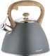 Klausberg kb-7297 fluitketel - 3l – rvs – alle warmtebronnen