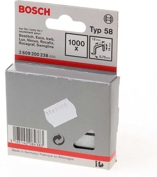 Bosch - niet met fijne draad type 58 13 x 0,75 x 14 mm
