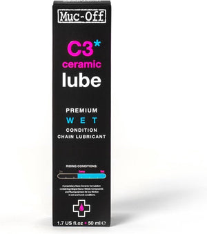 Muc-off wet lube c3 kettingolie ceramic 50ml