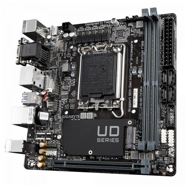 Load image into Gallery viewer, Gigabyte h610i ddr4 h610i ddr4, mini-itx, intel, lga 1700, ddr4 dimm, 64 gb, m.2, tpm, gblan
