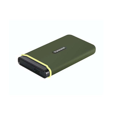 Transcend ts1tesd380c esd380c portable ssd, 1tb, usb type-c (3.2 gen 2) 3d nand, 2000 mb s, green